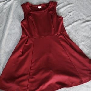 Merona Burgundy Dress
